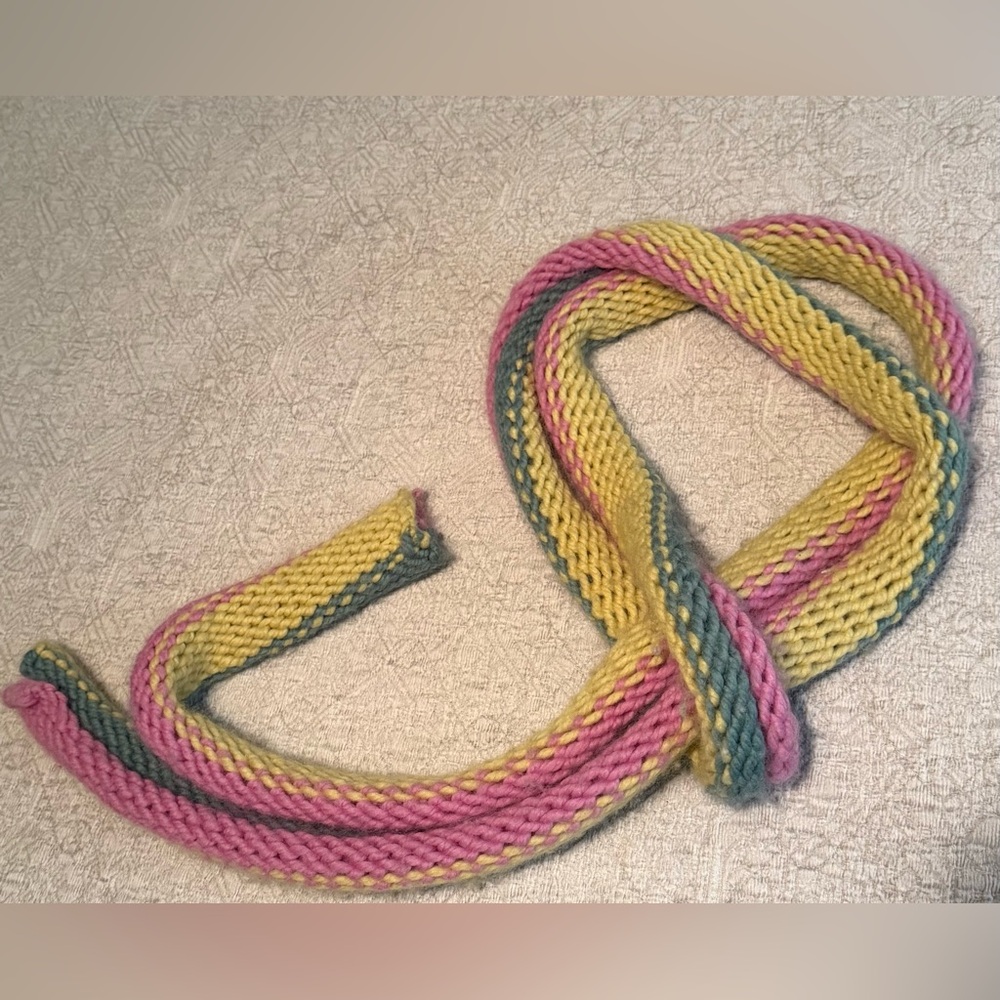 Colorful Knit Scarf